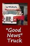 GOSPEL TRUCK to share God's love.